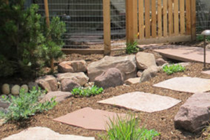 Natural Stone Steppers path